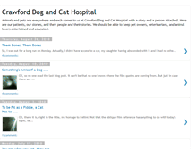 Tablet Screenshot of crawforddogandcathospital.blogspot.com