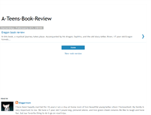 Tablet Screenshot of a-teens-book-review.blogspot.com