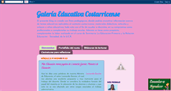 Desktop Screenshot of galeriaeducativacr.blogspot.com