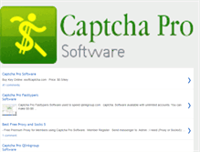 Tablet Screenshot of captcha-software.blogspot.com