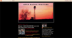 Desktop Screenshot of openrangewriters.blogspot.com
