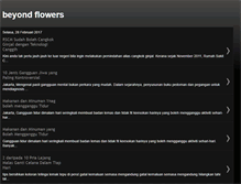 Tablet Screenshot of beyond-flowers.blogspot.com