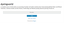 Tablet Screenshot of dyeingworld.blogspot.com