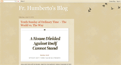 Desktop Screenshot of fatherhumberto.blogspot.com