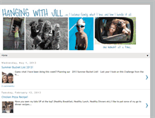 Tablet Screenshot of hangingwithjill.blogspot.com