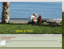 Tablet Screenshot of hueloapapel.blogspot.com