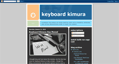 Desktop Screenshot of keyboardkimura.blogspot.com