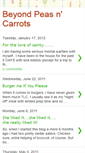 Mobile Screenshot of beyondpeasncarrots.blogspot.com