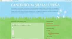 Desktop Screenshot of cantinhodasilvialucena.blogspot.com