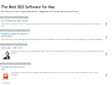 Tablet Screenshot of bestseosoftwareformac.blogspot.com