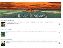 Tablet Screenshot of intza-i-believe-in-miracles.blogspot.com
