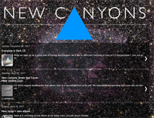 Tablet Screenshot of newcanyons.blogspot.com