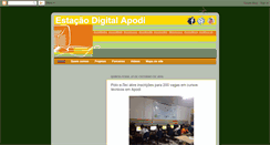 Desktop Screenshot of estacaoapodi.blogspot.com