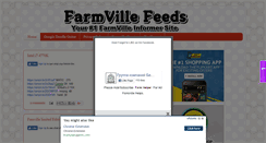 Desktop Screenshot of farmvillefeeds.blogspot.com