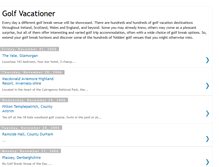 Tablet Screenshot of golfvacationer.blogspot.com