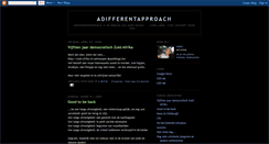 Desktop Screenshot of a-different-approach.blogspot.com