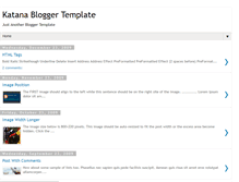 Tablet Screenshot of katana-template.blogspot.com