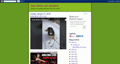 Desktop Screenshot of eastdallasartgardens.blogspot.com