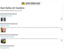 Tablet Screenshot of eastdallasartgardens.blogspot.com