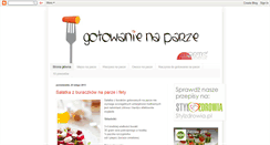 Desktop Screenshot of gotowanie-na-parze.blogspot.com