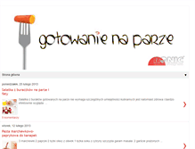 Tablet Screenshot of gotowanie-na-parze.blogspot.com