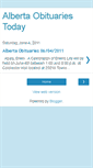 Mobile Screenshot of albertaobits.blogspot.com