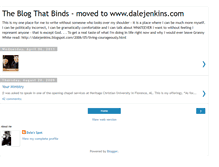 Tablet Screenshot of dalejenkins.blogspot.com