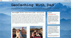 Desktop Screenshot of caching-with-dad.blogspot.com