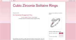 Desktop Screenshot of cubiczirconiasolitairerings.blogspot.com