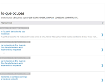 Tablet Screenshot of loqueocupas.blogspot.com