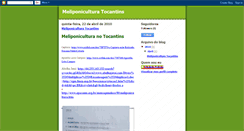Desktop Screenshot of meliponicultura-tocantins.blogspot.com