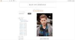 Desktop Screenshot of manondemand.blogspot.com