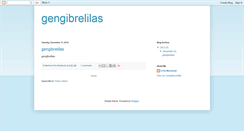 Desktop Screenshot of gengibrelilas.blogspot.com