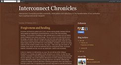 Desktop Screenshot of interconnectchronicles.blogspot.com