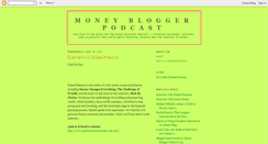 Desktop Screenshot of moneybloggerpodcast.blogspot.com