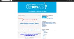 Desktop Screenshot of culturasociales.blogspot.com