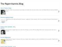 Tablet Screenshot of papervitamins.blogspot.com