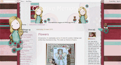 Desktop Screenshot of creativememorie.blogspot.com
