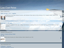 Tablet Screenshot of lowcostreise.blogspot.com