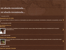 Tablet Screenshot of miabuelarecomienda.blogspot.com