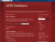 Tablet Screenshot of ahsguidance.blogspot.com