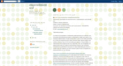 Desktop Screenshot of emprendimientocsf.blogspot.com