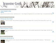 Tablet Screenshot of jeanninecook.blogspot.com