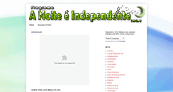 Desktop Screenshot of anoiteeindependente.blogspot.com