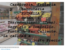 Tablet Screenshot of comestiblesestrellatorredonjimeno.blogspot.com