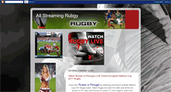 Desktop Screenshot of livestreamingrubgyonline.blogspot.com