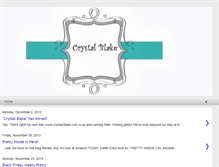 Tablet Screenshot of crystal-blake.blogspot.com
