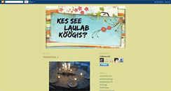 Desktop Screenshot of koogel-moogel.blogspot.com