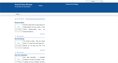 Desktop Screenshot of myandroidgamereviews.blogspot.com