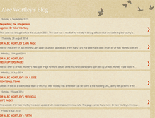 Tablet Screenshot of alecwortley.blogspot.com